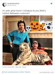 Found my halloween costume for this year #tigerking #joeexotic pic.twitter.com/qsguqqolbh. 30 Best Memes Inspired By The Tiger King Bored Panda