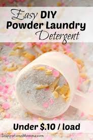easy diy powder laundry detergent