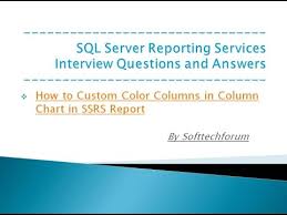 How To Custom Color Columns In Column Chart In Ssrs Report Part