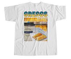 World wide vines 4.875.975 views2 year ago. Greggs Homage T Shirt Sausage Roll Coffee Bakery Funny Tribute Icon T Shirts Aliexpress