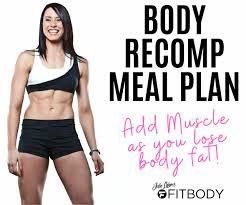body recomp for women lose fat gain