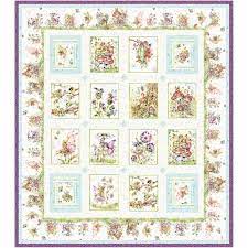 Fairy Garden Quilt Kit With Fabric And