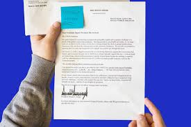May i have a cup of coffee? Stimulus Check Letter Mail From Irs President Donald Trump Money