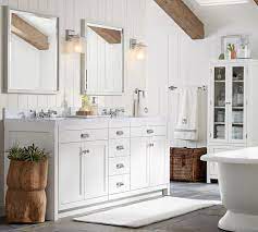 Do you assume pottery barn small bathroom vanity looks great? Classic Handcrafted Glass Bathroom Accessories Pottery Barn