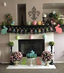 19 easter mantel decor ideas that will