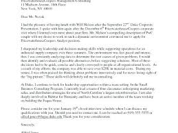 Cover Letter Business Consultant Consulting Cover Letter Sample
