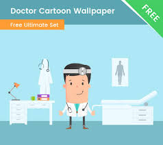 doctor cartoon wallpaper vector