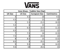 Most Popular Size Chart Sepatu Vans Kids Shoe Chart Youth