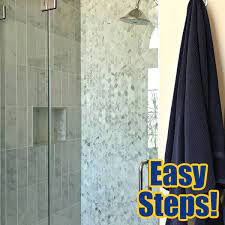 how to clean gl shower doors with