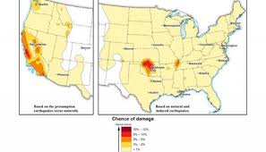 New Usgs Map Shows Man Made Earthquakes Are On The Rise