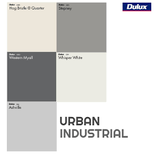 Dulux Urban Industrial Colour Palette Mood Board In 2019