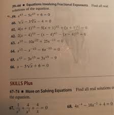 Solved 4 Equations Involving Radicals