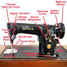 parts of a vine sewing machine and