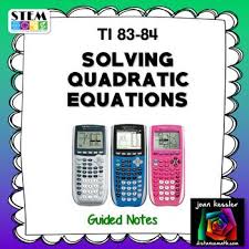 graphing calculator solving quadratic