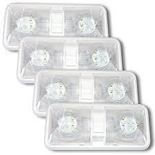 4 Pack Rv Led Ceiling Double Dome Light