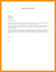 Format Of Resignation Letter Sample From Company Board