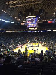 Oracle Arena Section 121 Row 18 Seat 12 Golden State