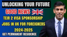 Good News: Important Update Teir 2 Visa Sponsorship Jobs In Uk For  Foreigners 2024-2025 | UKVI