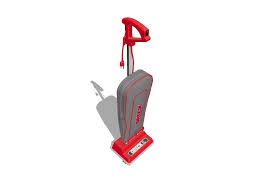 oreck red silver upright vacuum cleaner