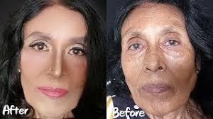 indian makeup for woman over 70
