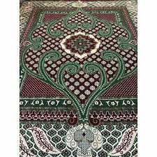 polyester blue indian designer carpet