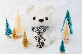 polar bear crochet pattern by yarn society