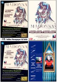 Italian Newspaper Ad This Year Madonna On Italian Charts