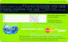Browse local contents in the app. Bank Card Air Bank Paypass Air Bank Czech Republic Col Cz Mc 0006 2
