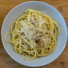 spaghetti carbonara without bacon or