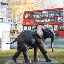 Bronze Brass Elephant Statue Outdoor
