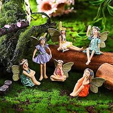 6 Pieces Miniature Fairies Accessories