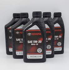 toyota sae 5w 20 synthetic motor oil