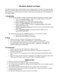 Tips for writing a good position paper with sample outline. Pdf Basic Outline Of A Paper Rizal Najjara Academia Edu