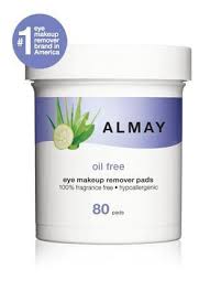 almay oil free eye make up remover pads