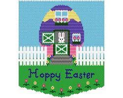 Easter Rabbits House Word Chart Sova Enterprises