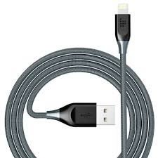Tronsmart Lightning Cable Braided Nylon Mfi 1ft 3m Gray Black