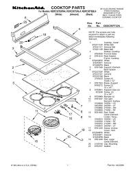 cooktop parts whirlpool