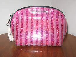 case zip up striped sparkling pink ebay
