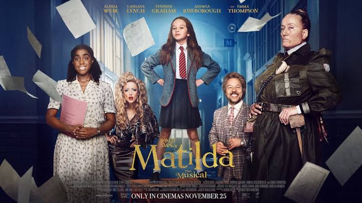 Roald Dahl’s Matilda the Musical 2022 Movie Download Dual Audio Hindi+English | Netflix WEB-DL 1080p 720p 480p
