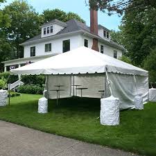 20 X 20 Tent Cover White Canopy Capacity