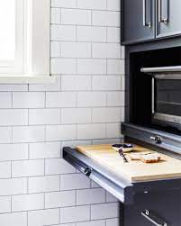 pull out shelf under toaster oven