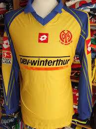 Matchs en direct de mainz 05 : Fsv Mainz 05 Away Football Shirt 2004 2005 Sponsored By Dbv Winterthur