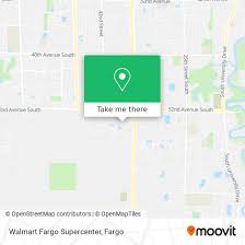 to walmart fargo supercenter by bus