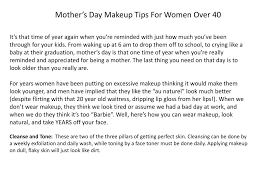mother s day makeup tips f or w omen o