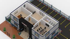 police station 3d model by z