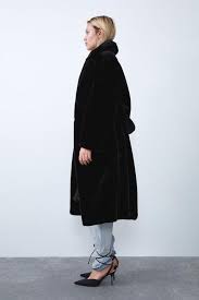 Belted Faux Fur Coat From Zara On 21