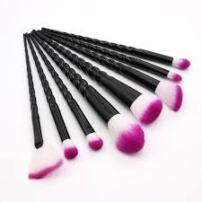 black unicorn makeup brushes