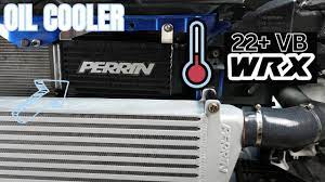 vb wrx oil cooler full perrin kit with