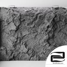 Material Rock Cliff Wall Stone 3d Model