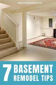 how to finish a basement renovation